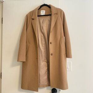 Abercrombie & Fitch Camel Trench Coat